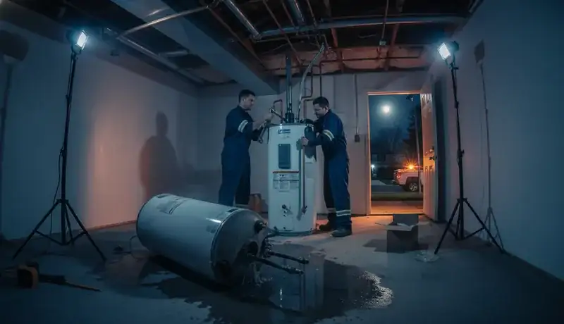 Expert Plumbing Pro - late-night-water-heater-failure-and-replacement-in-ashcroft-heights-evans-co