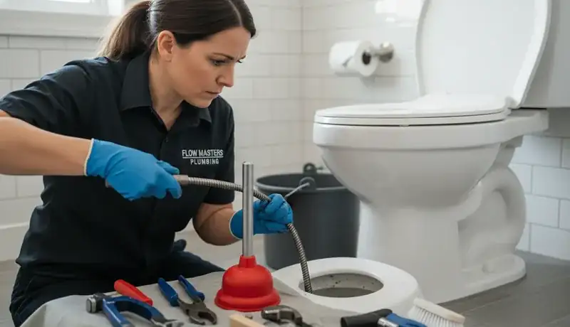 Expert Plumbing Pro - clogged-toilet-repair