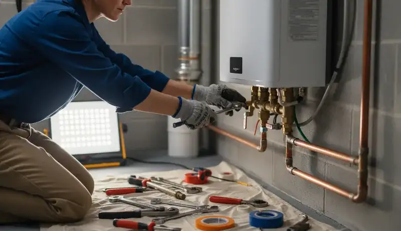 Expert Plumbing Pro - tankless-water-heater-installation